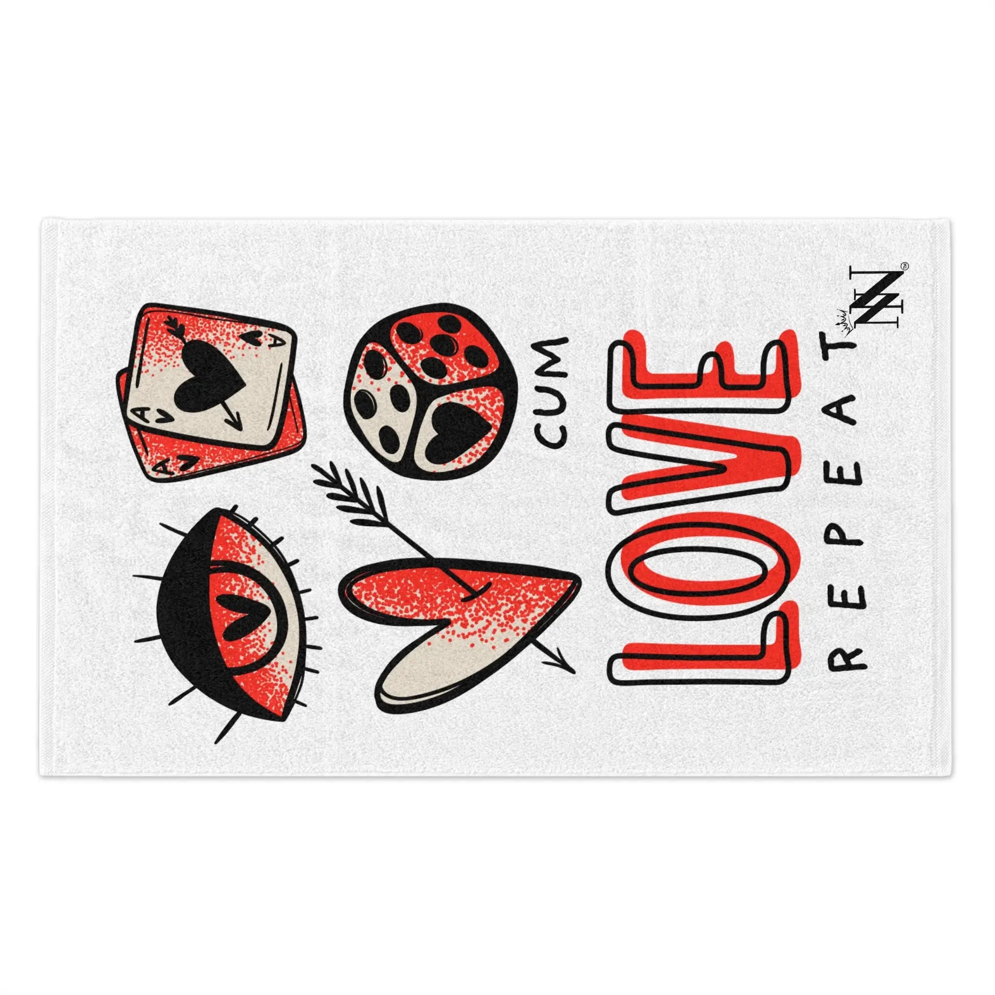 Cum Love Repeat Sex Towel