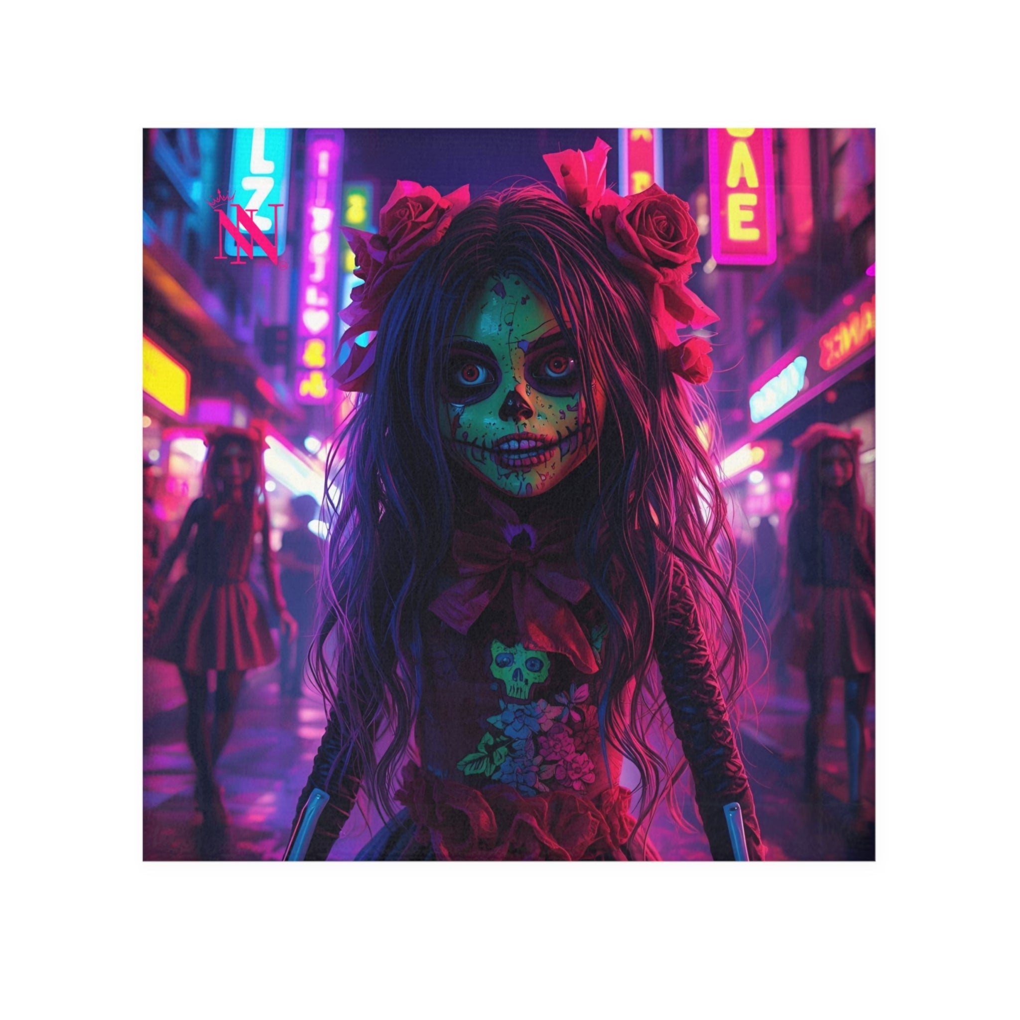 El Día de los Muertos Doll Graphic | Mix & Match Lils’ Fun-Flirty Lovers’ Towels