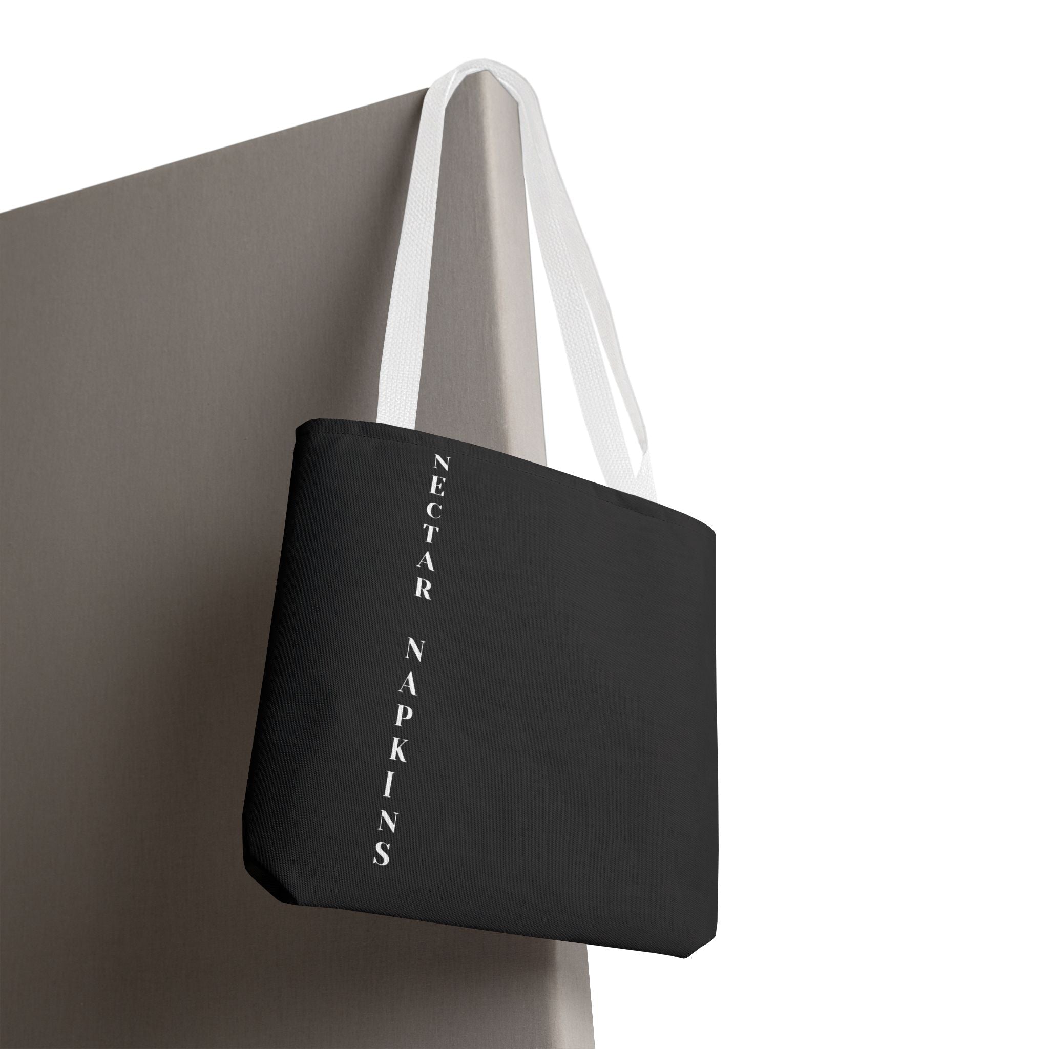 Nectar Napkins Brand Dark Grey Tote Bag