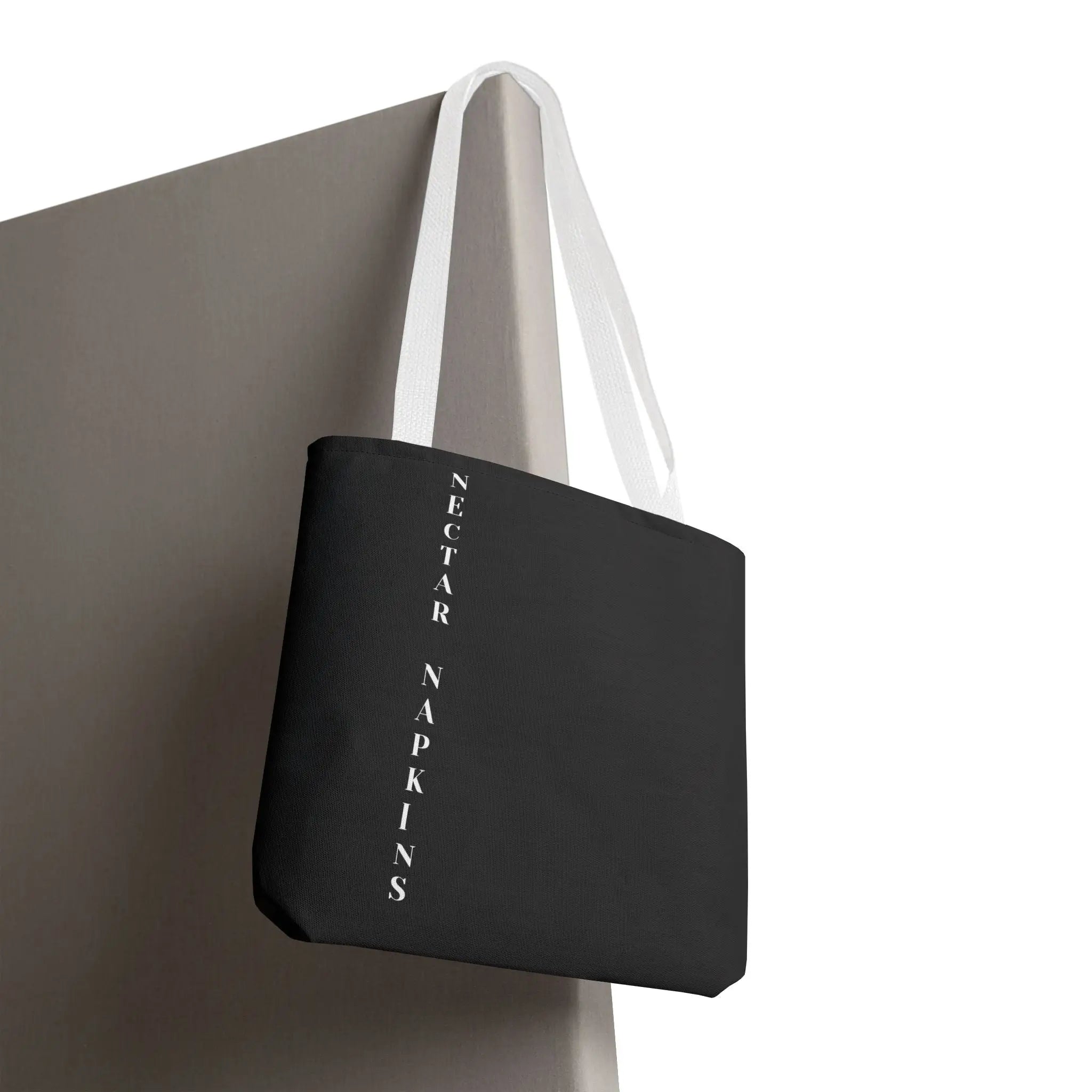 Nectar Napkins Brand Dark Grey Tote Bag