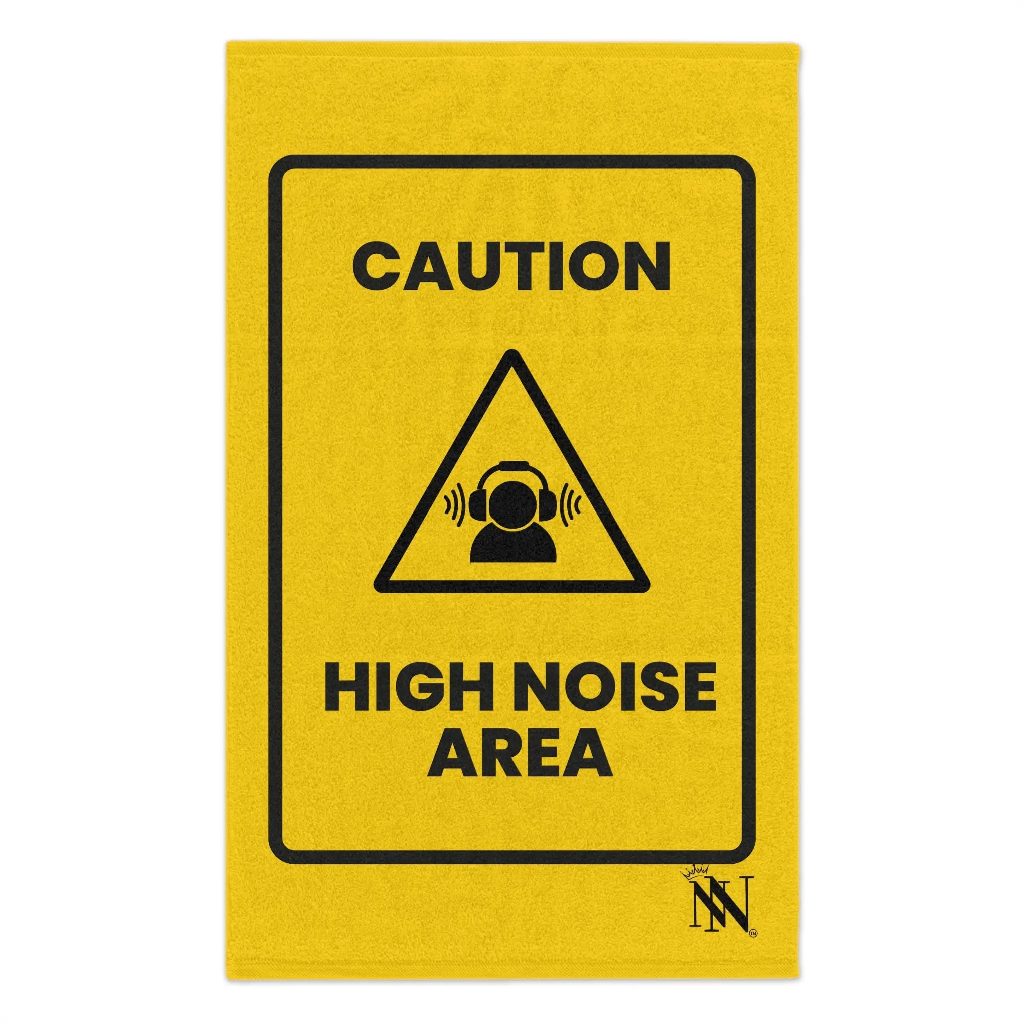 Caution High Noise Area | Mix & Match Soft Fun-Flirty Lovers’ Towels
