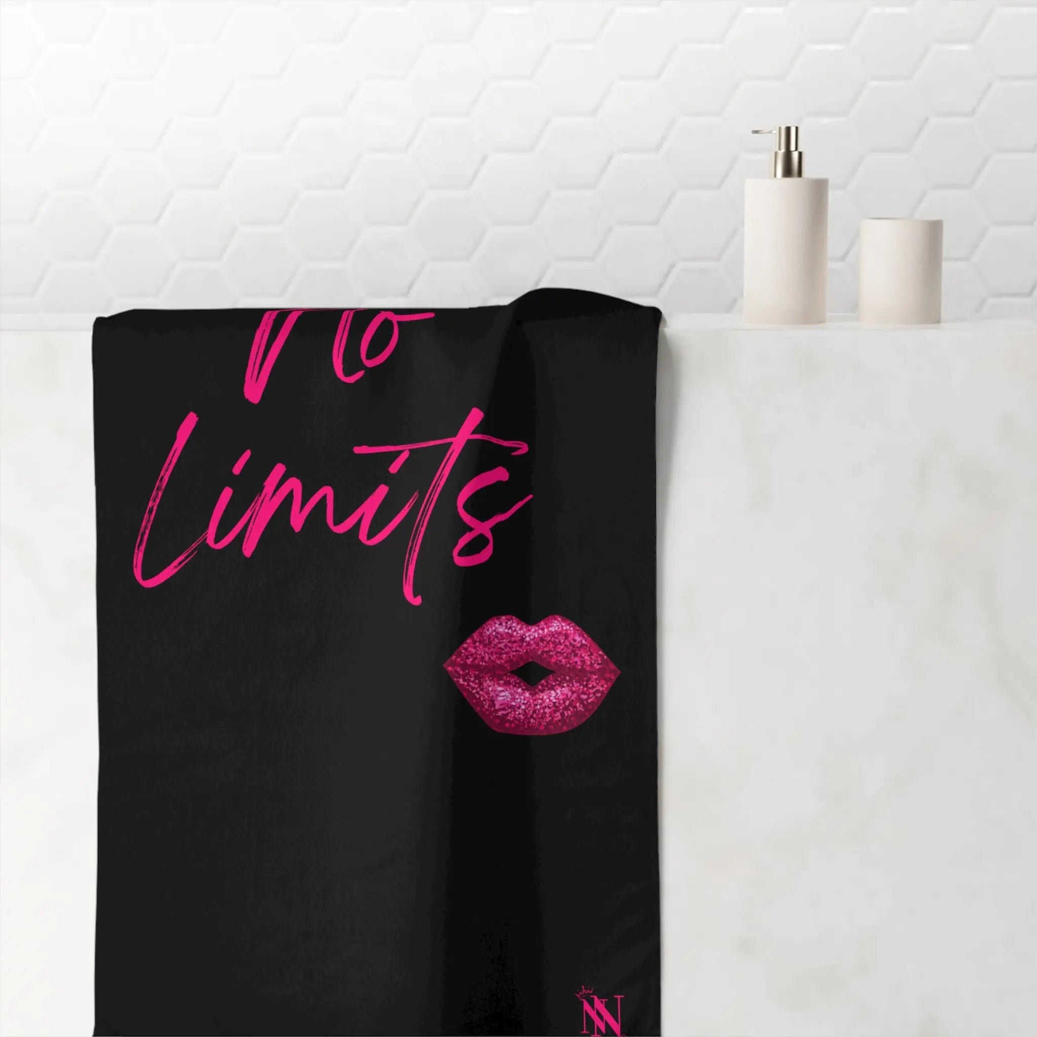 No Limits Kiss Mark Extra Large Towel
