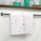 Pink Star Pattern | Mix & Match Lils’ Fun-Flirty Lovers’ Towels
