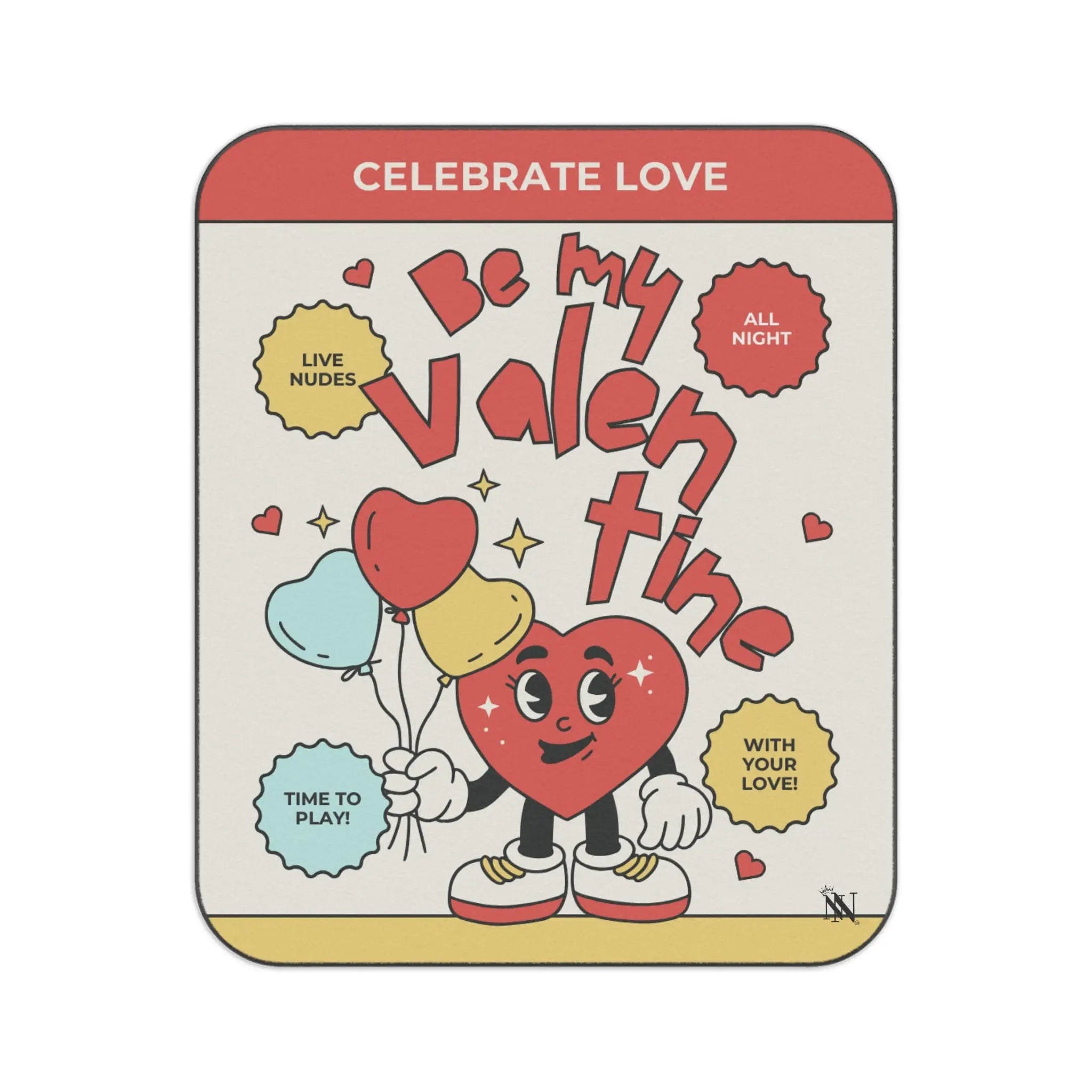 Be My Valentine | Mix Match Fun-Flirty Lovers’ Water-Resistant Blankets