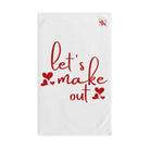 Let’s Make Out Hearts Cum Towel