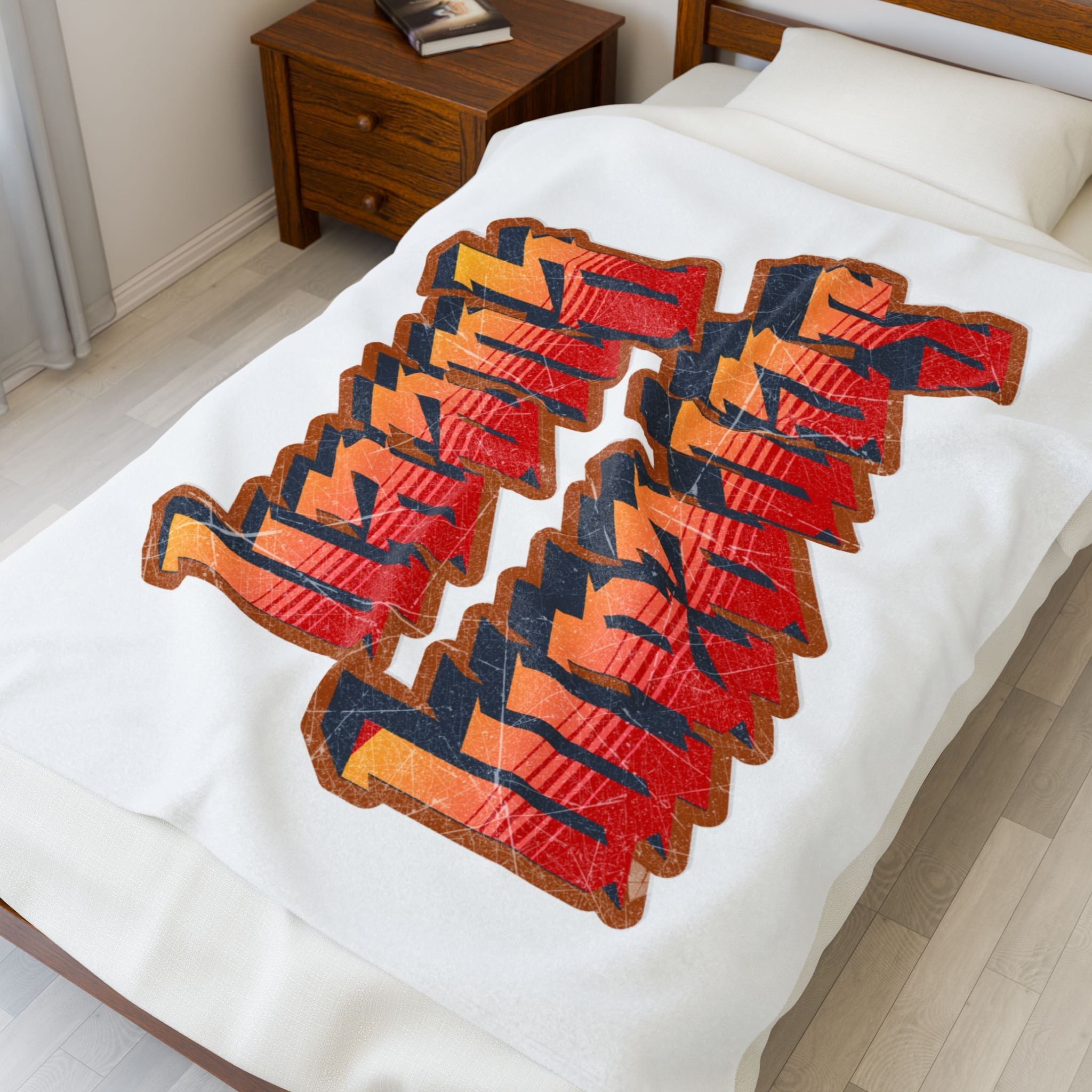 Retro Scream Queen | Mix & Match Velveteen Fun-Flirty Lovers’ Blankets