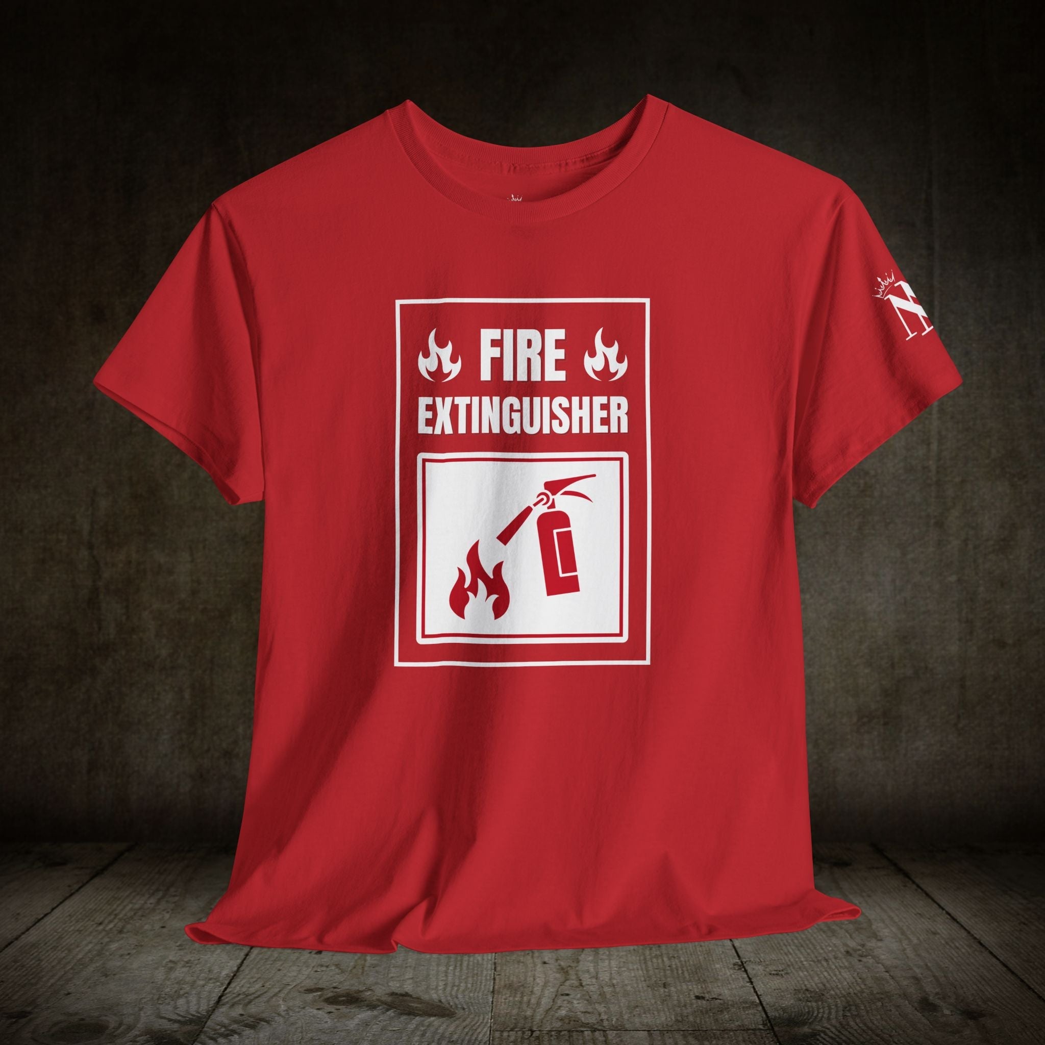 Fire Extinguisher | Mix & Match Cotton Unisex Fun-Flirty Lovers’ T-Shirts