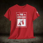 Fire Extinguisher | Mix & Match Cotton Unisex Fun-Flirty Lovers’ T-Shirts