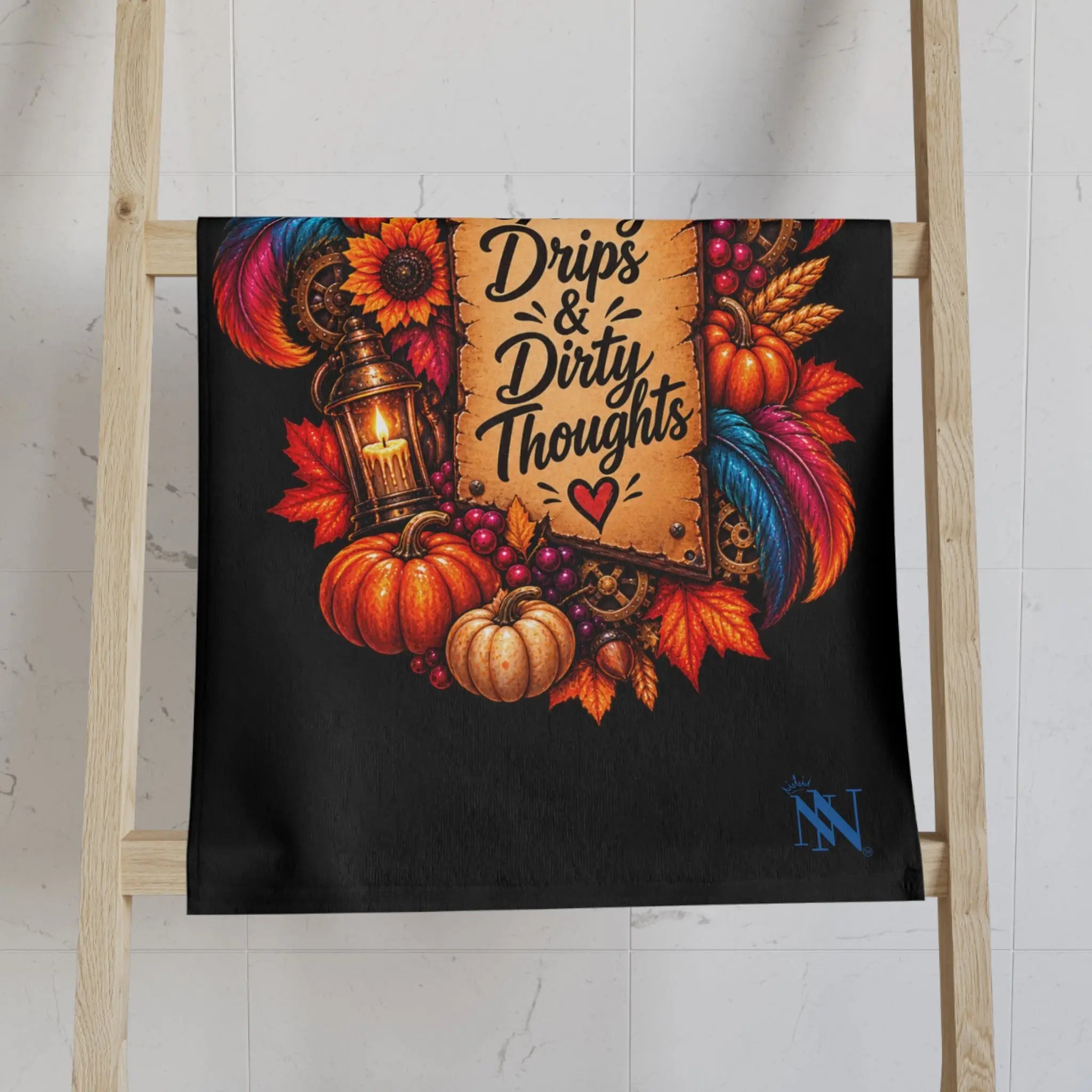 Gravy Drips & Dirty Thoughts Thanksgiving | Nectar Napkins Classic Fun-Flirty Lovers’ Towels