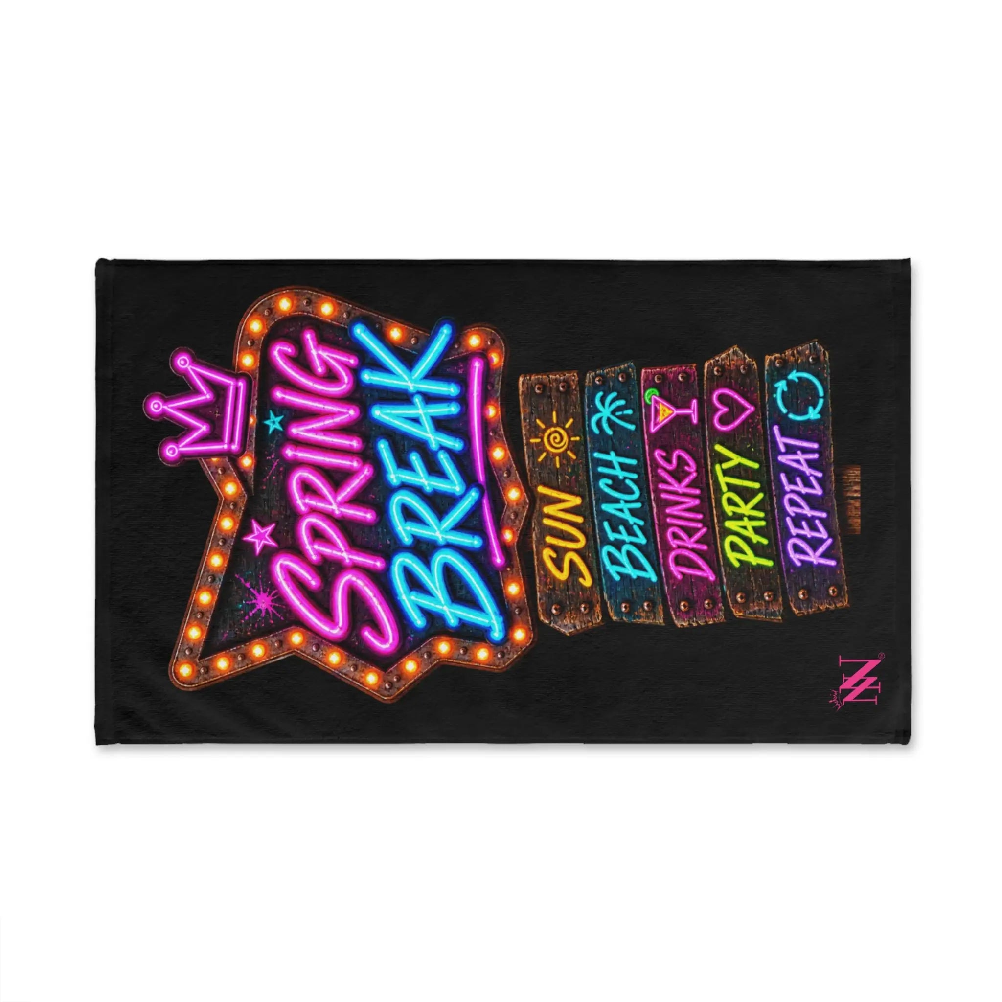 Spring Break Neon Sign Classic Sex Towel
