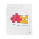 I Love You To Pieces | Mix & Match Fun-Flirty Lovers’ Blankets