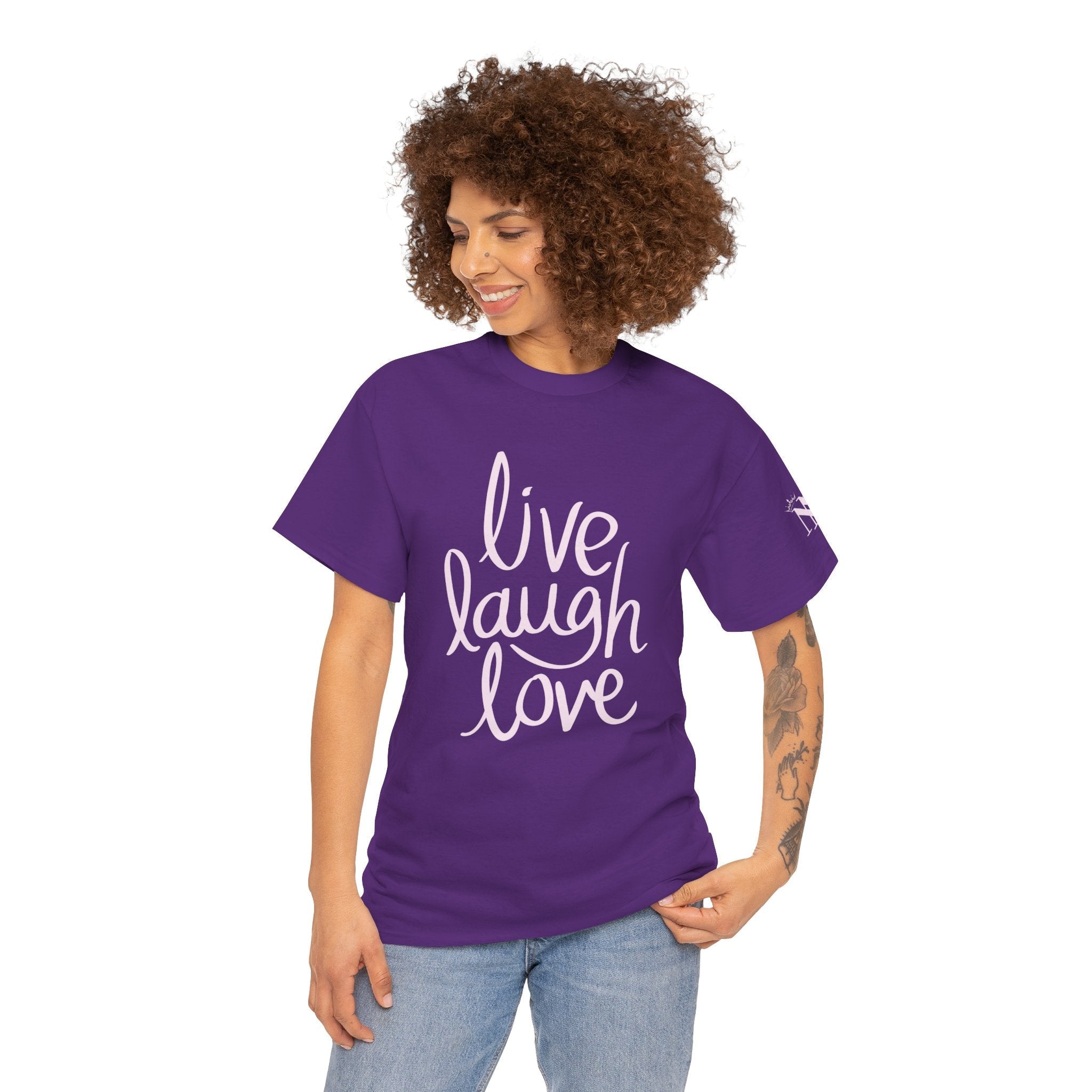 Live Laugh Love | Mix & Match 100% Cotton Unisex Fun-Flirty Lovers’ Tees