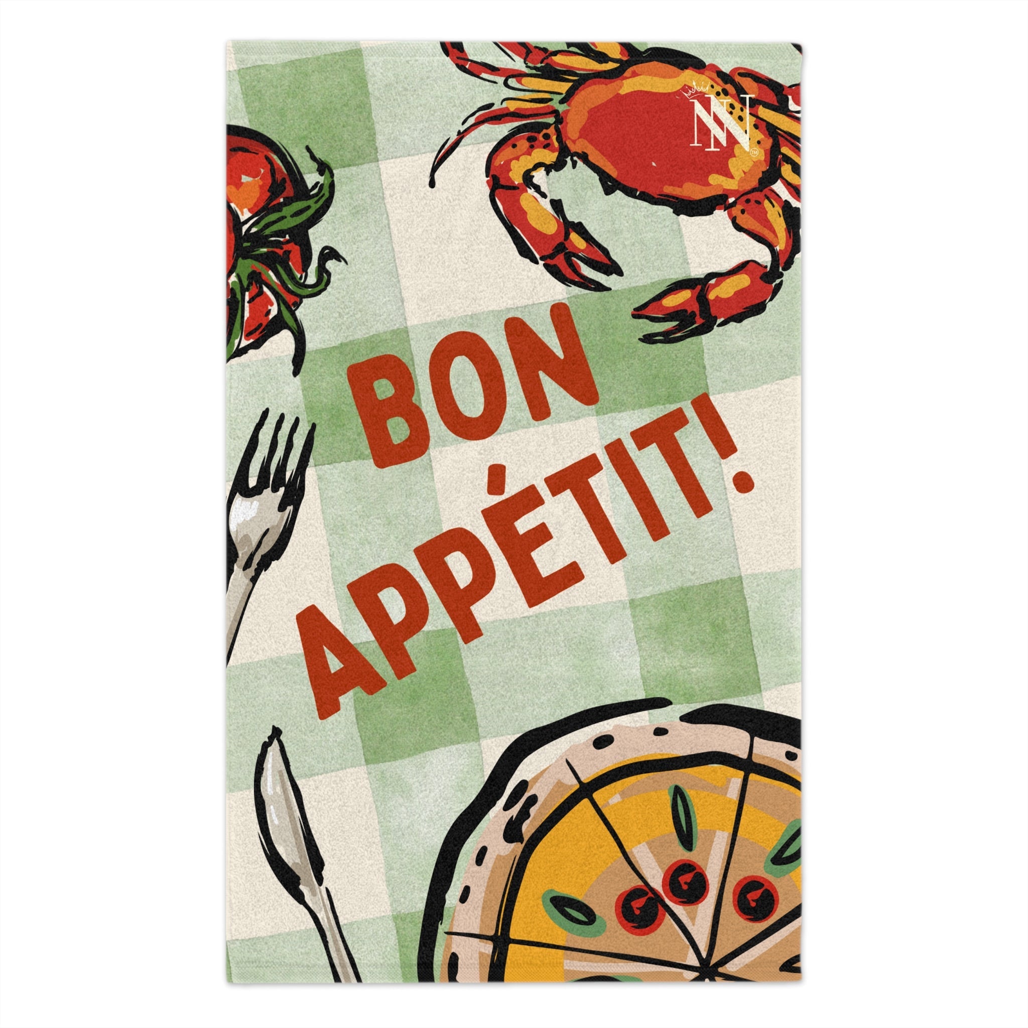 Bon Appetit! | Mix & Match Soft Fun-Flirty Lovers’ Towels