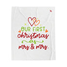 Our First Christmas as Mrs. & Mrs. | Mix & Match Fun-Flirty Lovers’ Blankets