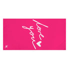 Love You with a Heart Big Anal Play Sex Towel