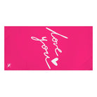 Love You with a Heart | Mix & Match XL Fun-Flirty Lovers’ Towels