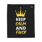 Keep Calm & Fuck Queen King | Mix & Match Soft Fun-Flirty Lovers’ Blankets