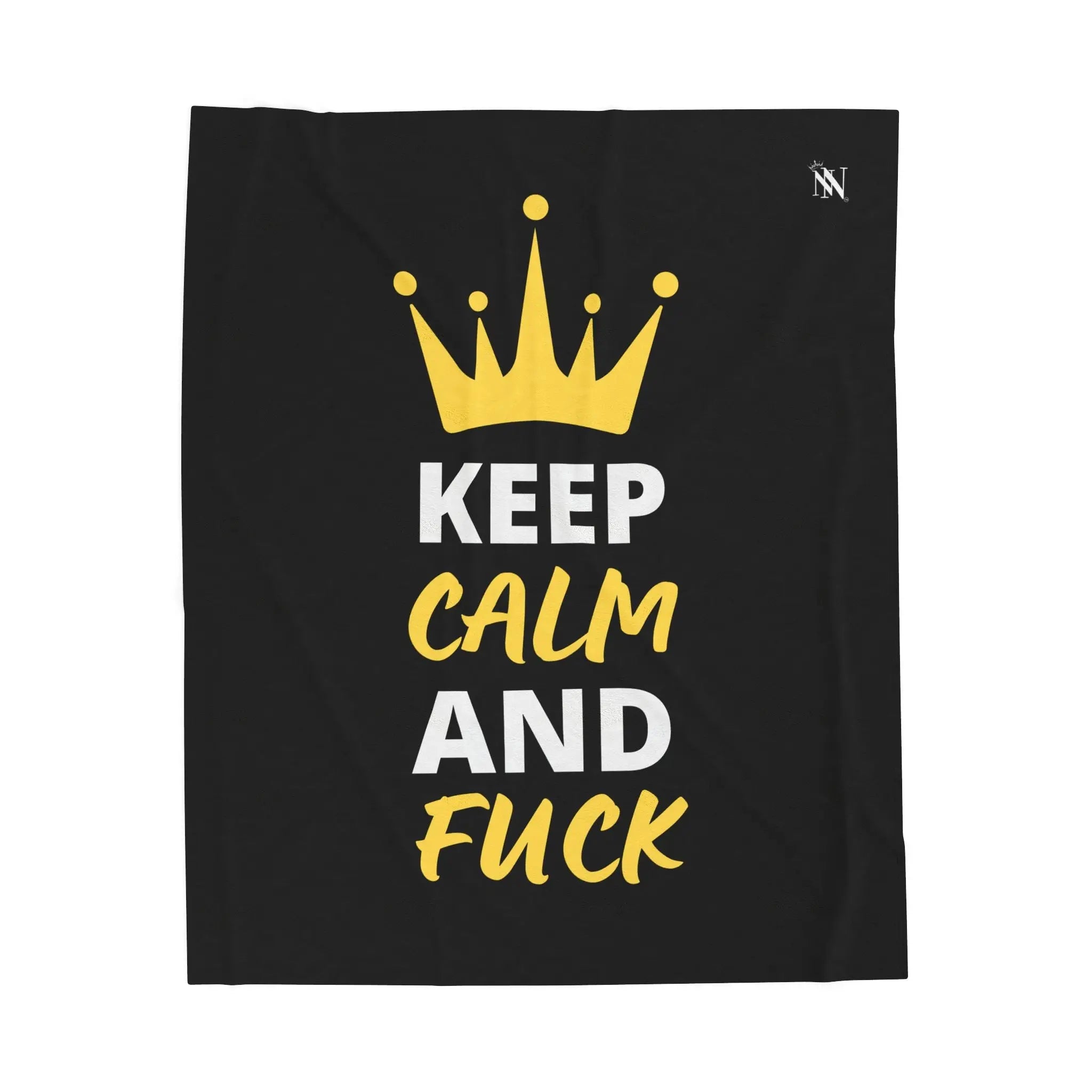Keep Calm & Fuck Queen King | Mix & Match Soft Fun-Flirty Lovers’ Blankets
