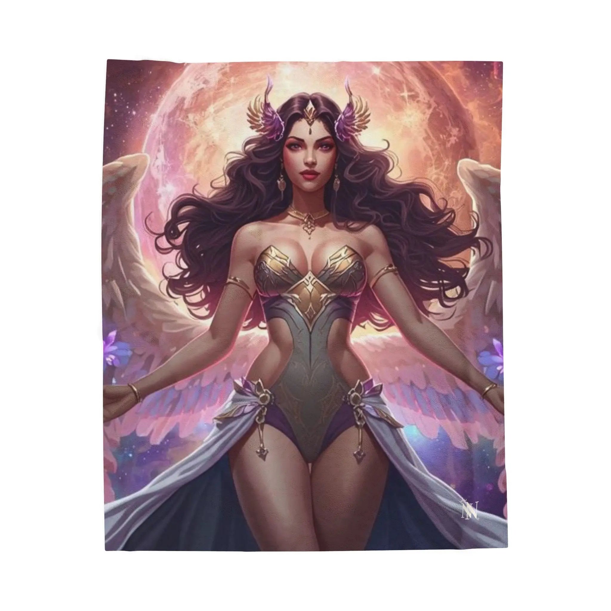 Angel Maiden Fantasy Women Couple Gifts Sexy Lovers’ Silky Soft Blanket