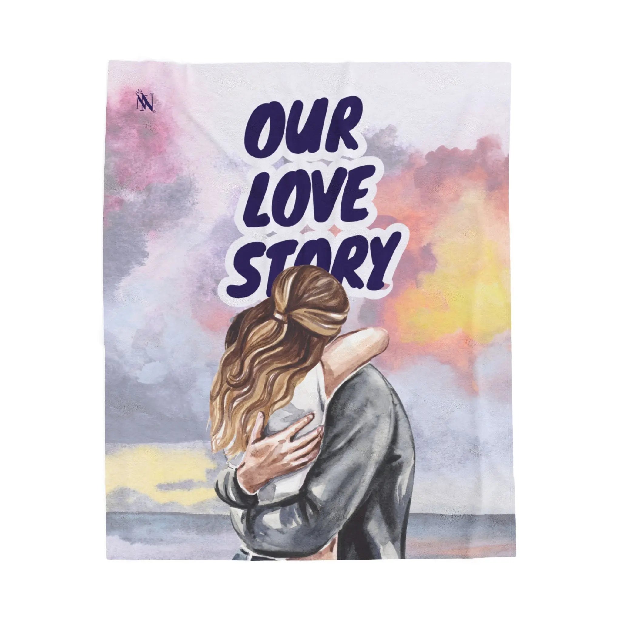 Our Love Story Romantic Lovers Gifts Blanket