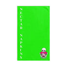 Nectar Napkins Brand Neon Green | Nectar Napkins Classic Fun-Flirty Lovers’ Towels