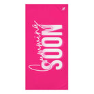 Cumming Soon Plain Signature Pink Anal Sex Towel