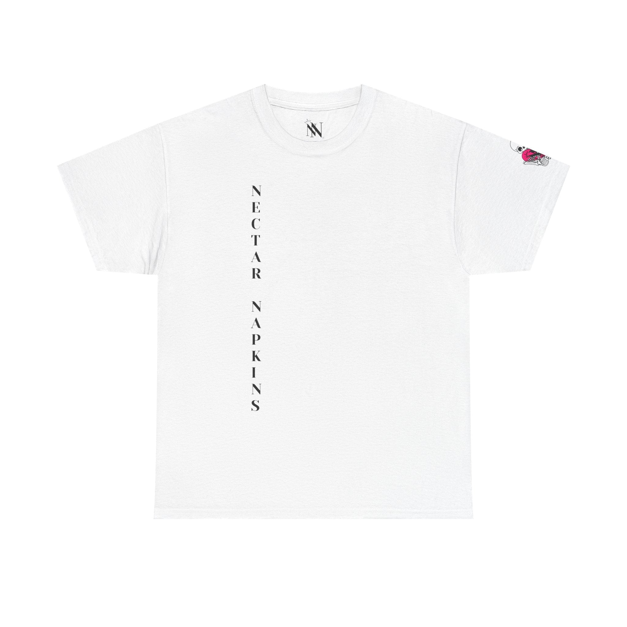 Nectar Napkins Brand White | Fun-Flirty Lovers’ T-Shirts