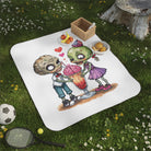 Zombies Share the Love | Mix Match Fun-Flirty Lovers’ Water-Resistant Blankets