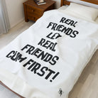 Real Friends | Mix & Match Velveteen Fun-Flirty Lovers’ Blankets