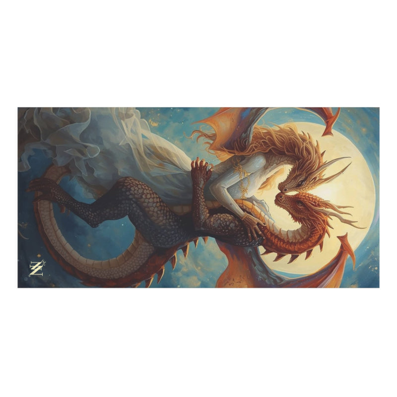 Dragon Wedding Love Graphic | Mix & Match XL Fun-Flirty Lovers’ Towels