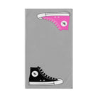 His Hers Sneaker Shareable Light Grey | Mix & Match Original Fun-Flirty Lovers’ Towels