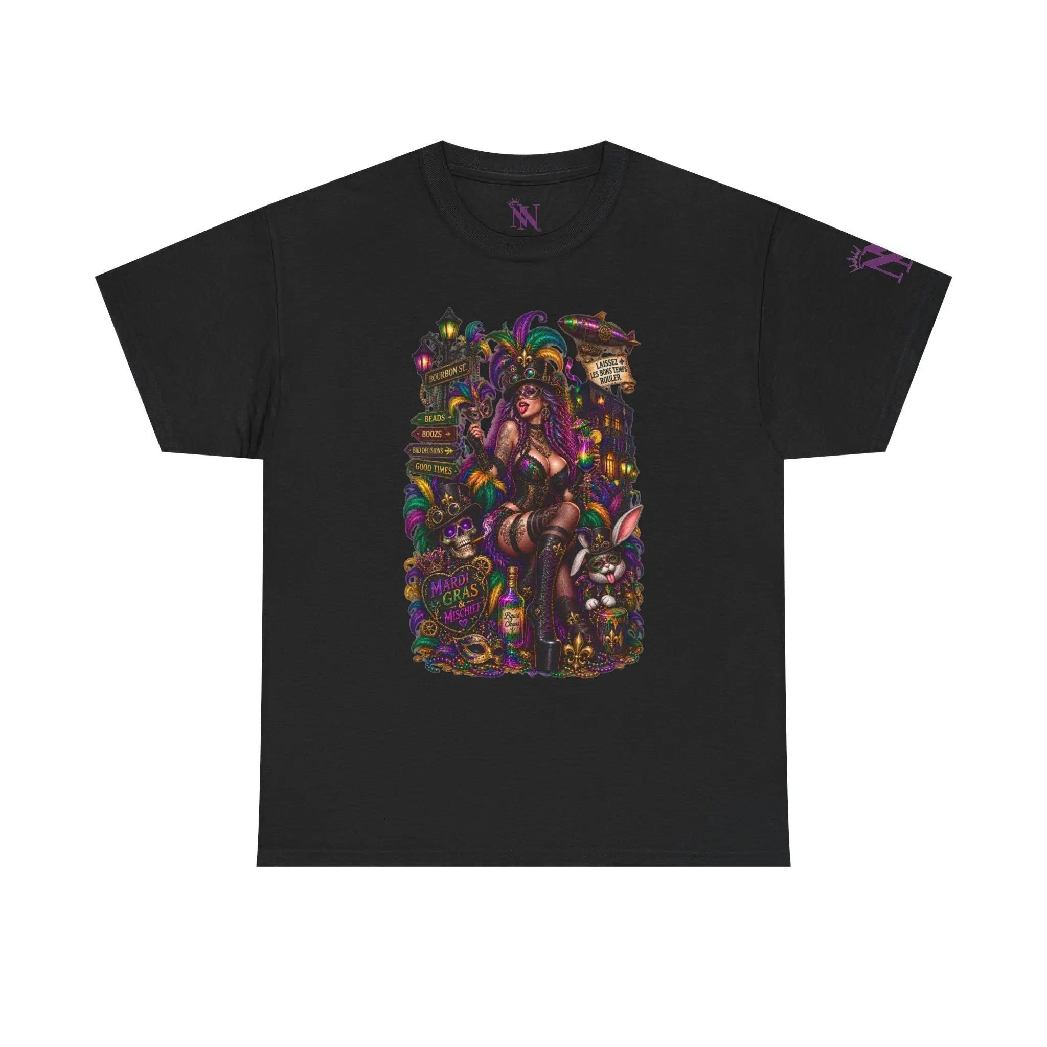 Mardi Gras Wicked Fantasy | Nectar Napkins Fun-Flirty Lovers’ T-Shirts