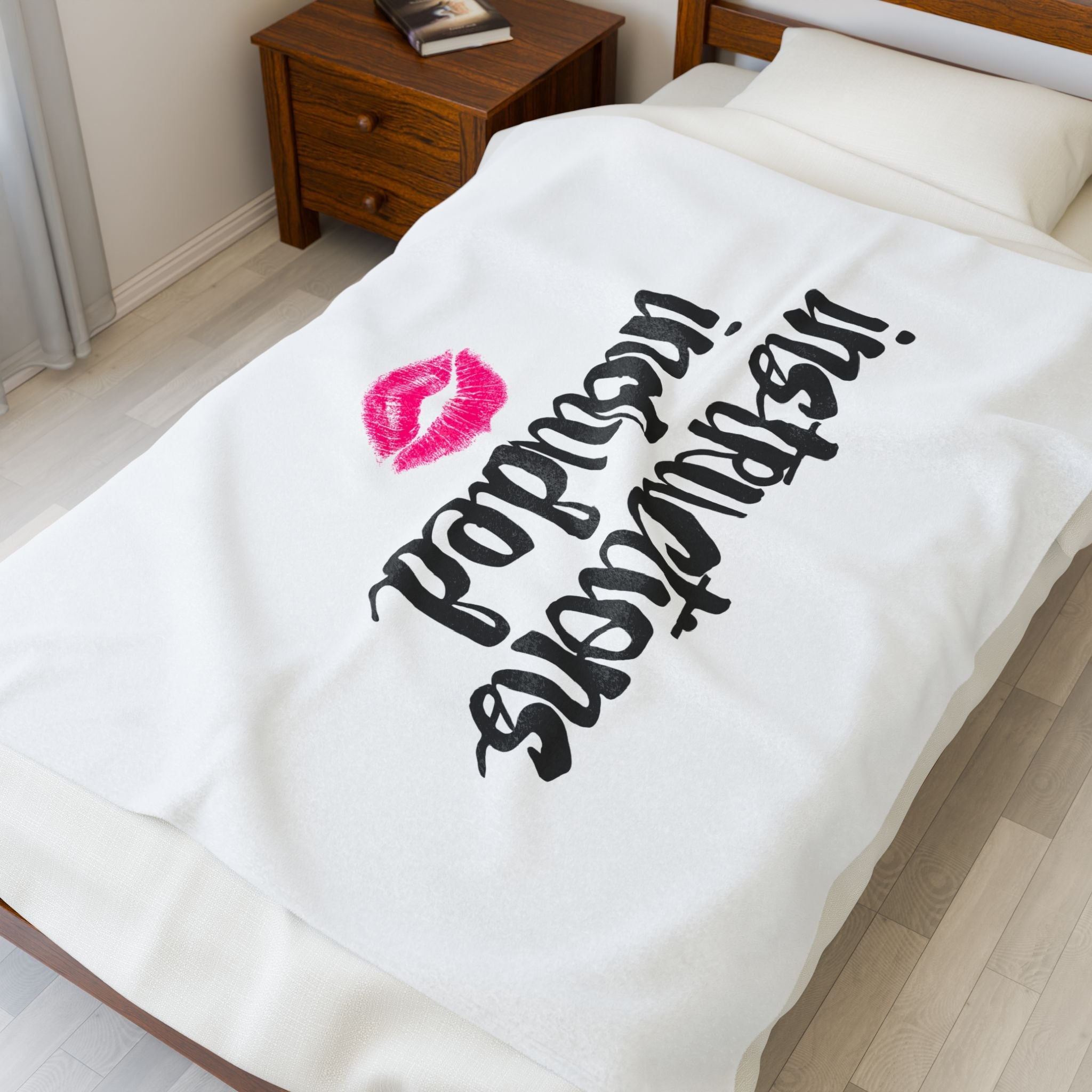 Instructions Included | Mix & Match Soft Fun-Flirty Lovers’ Blankets