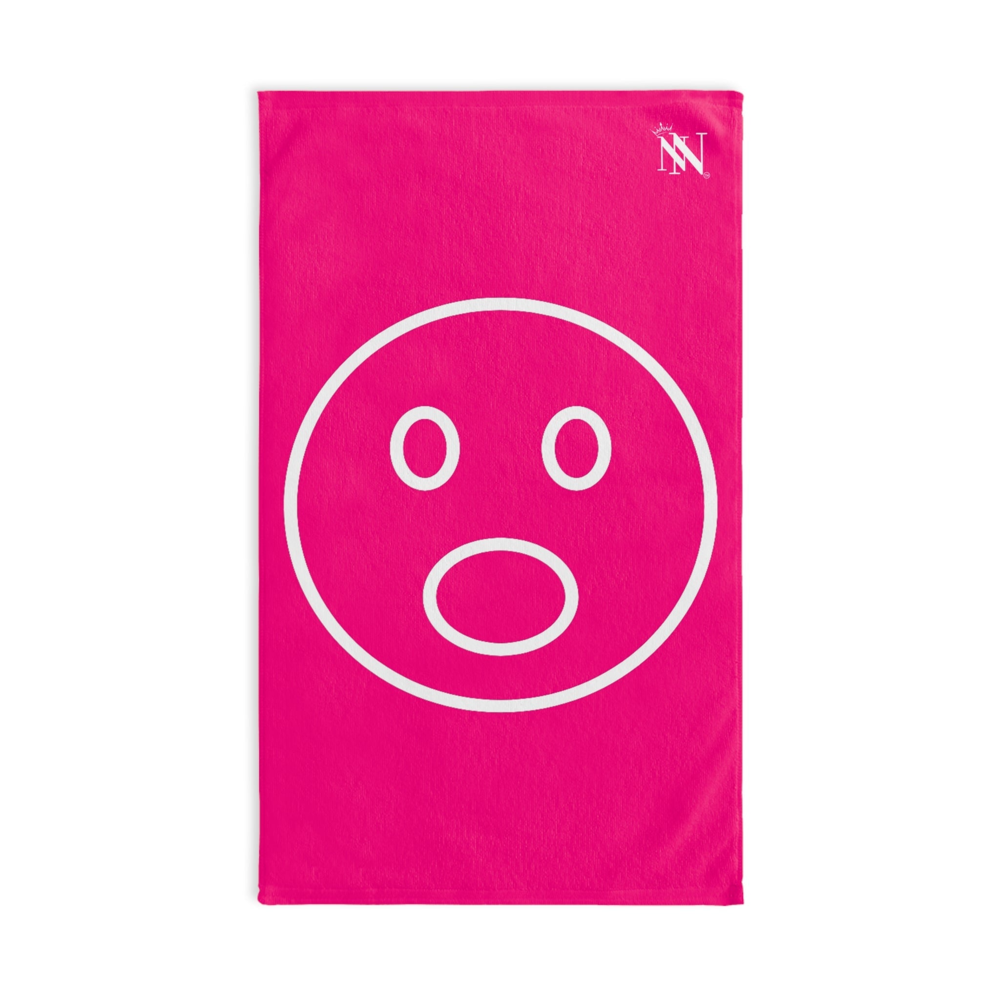 Surprised Emoji Signature Pink | Mix & Match Classic Fun-Flirty Lovers’ Towels