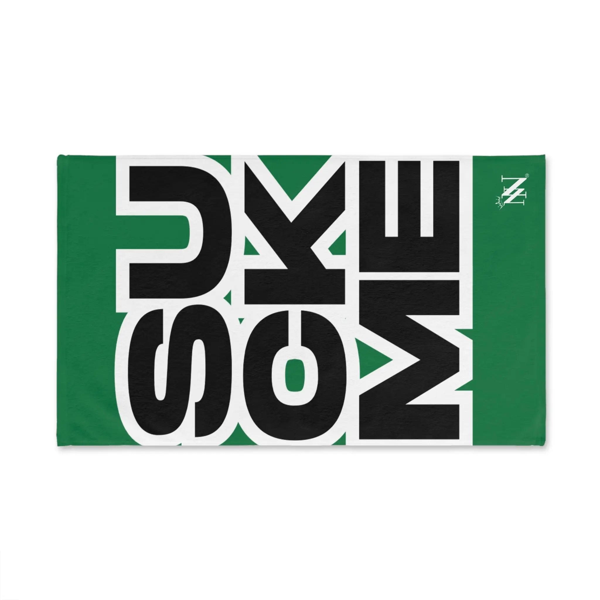 SUCK ME Block Letter Green Cum Towel