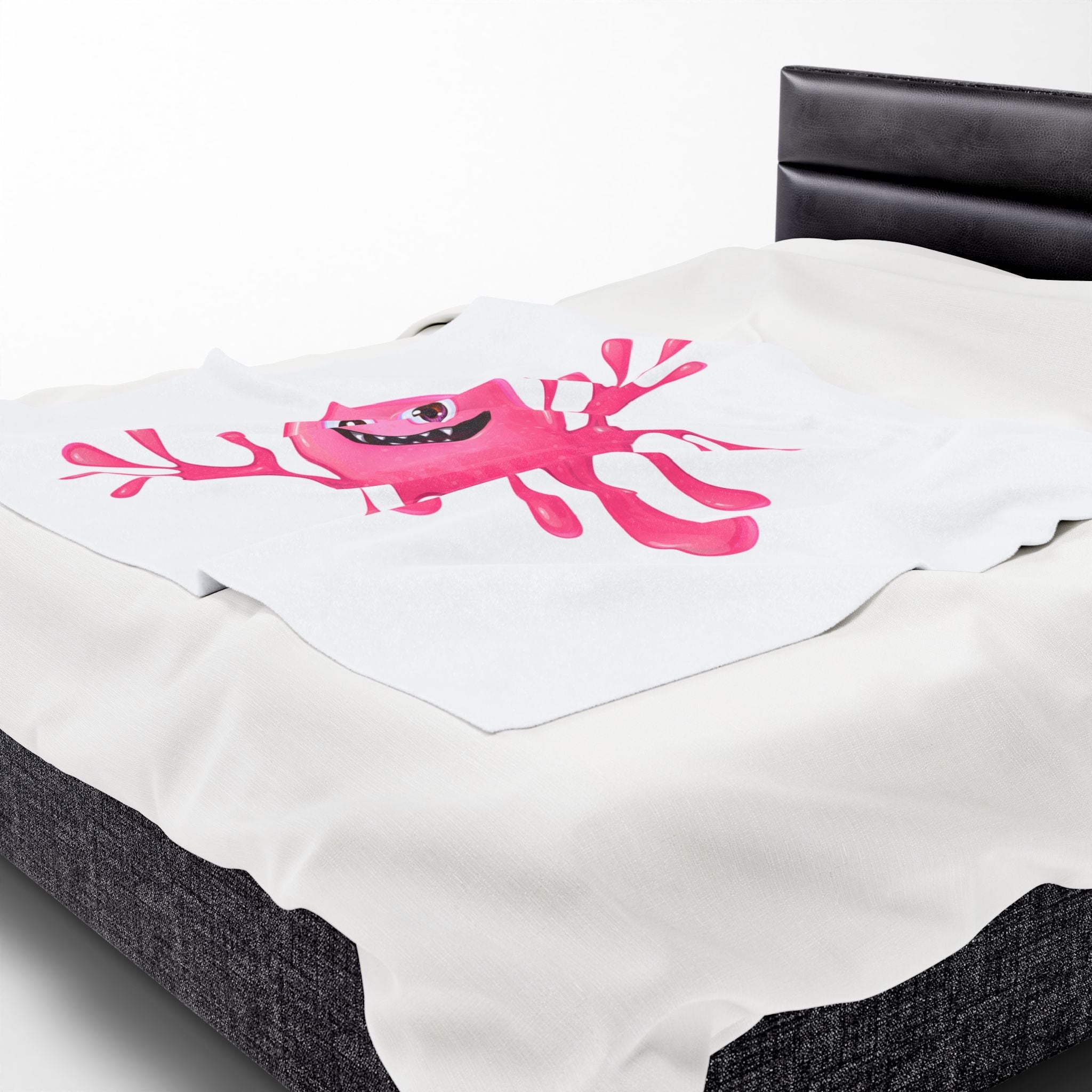 Slimy Pink Monster | Mix & Match Soft Fun-Flirty Lovers’ Blankets