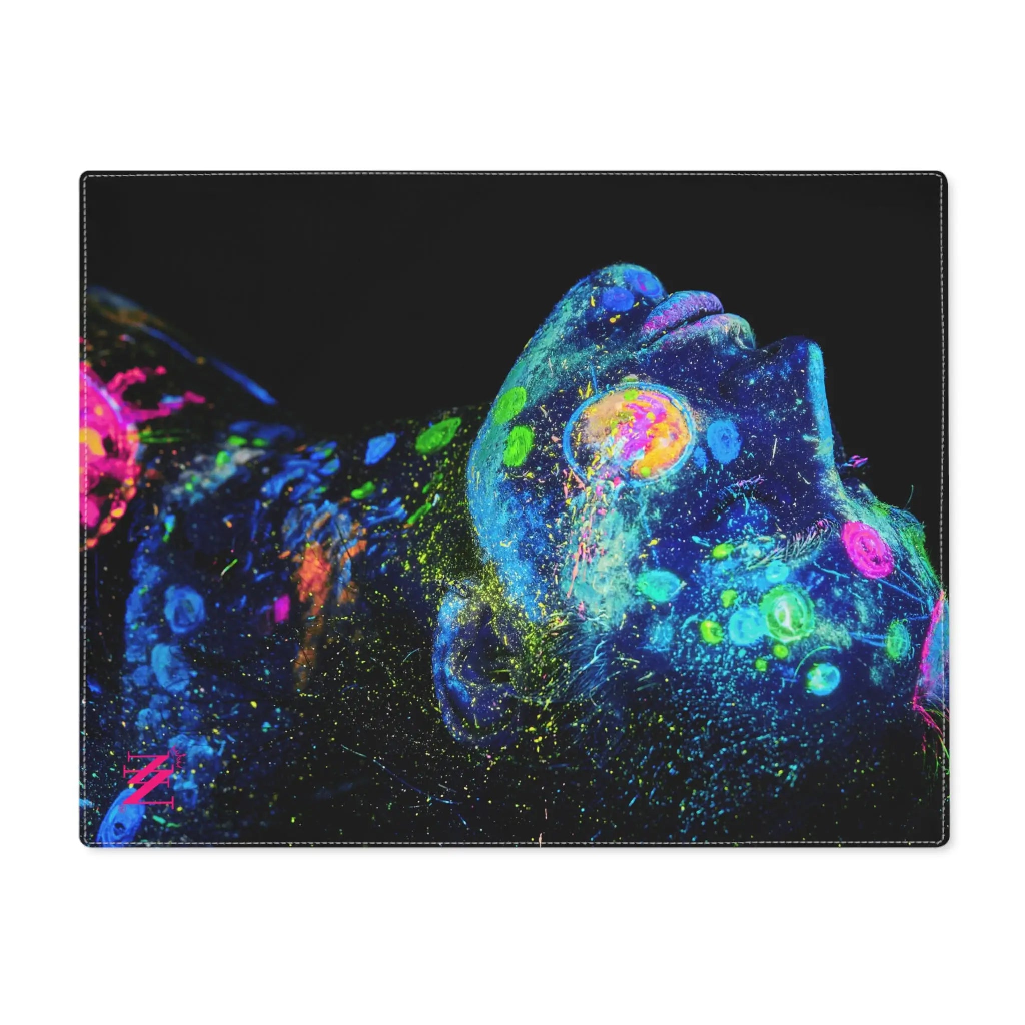 She Glows Blacklight Graphic | Mix & Match Playful Fun-Flirty Lovers’ Toy Mats
