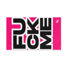 FUCK ME Block Letter Signature Pink Cum Towel