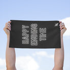 Happy Ending Time Black Mix & Match Soft Sex Towels | Naughty Lovers’ Gifts