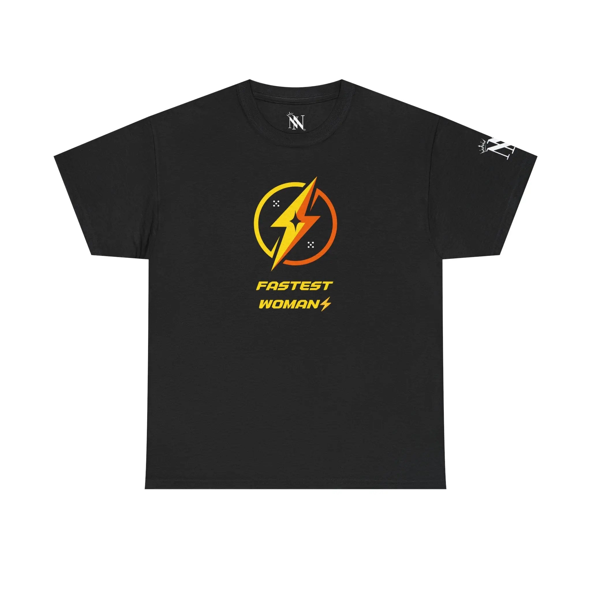 Fastest Woman Lightning Bolt Cotton T-Shirt