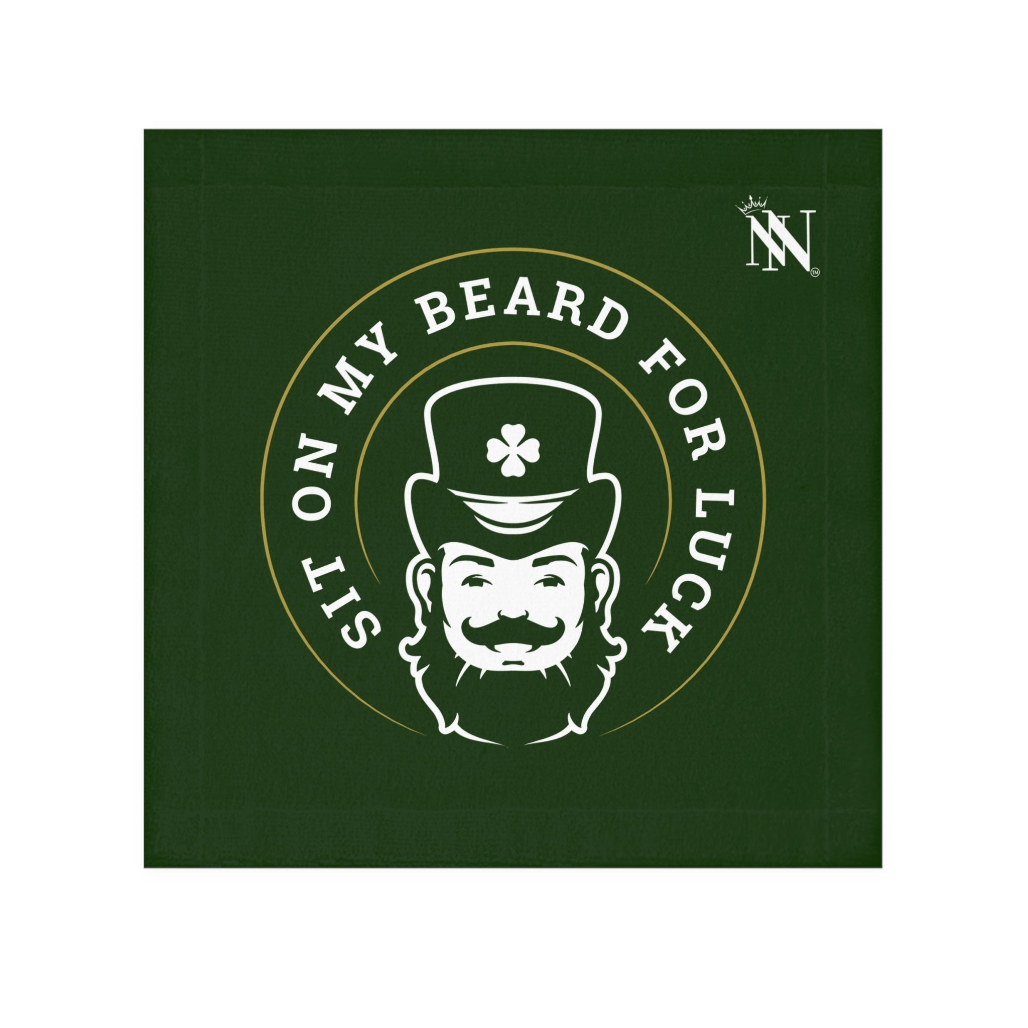 Sit on My Beard for Luck St. Patrick’s Day Cum Rag