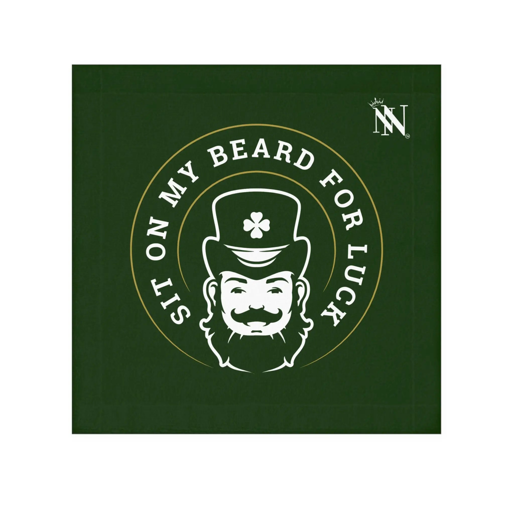 Sit on My Beard for Luck St. Patrick’s Day Cum Rag