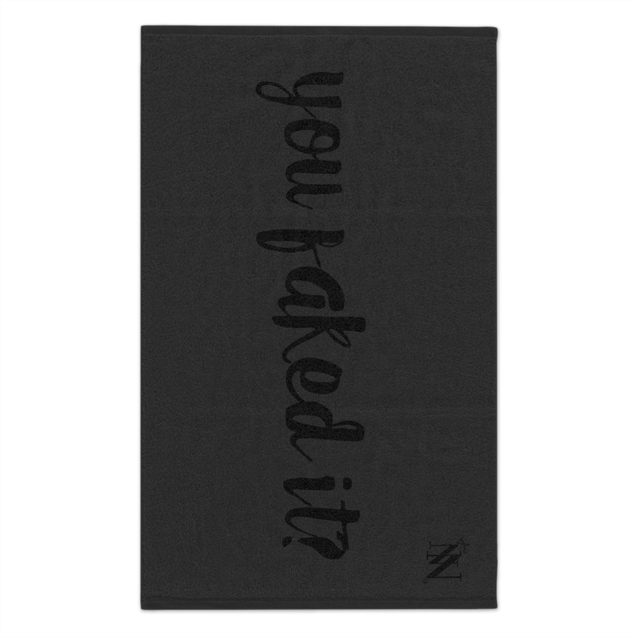 You Faked It? Dark Grey | Mix & Match Soft Fun-Flirty Lovers’ Towels