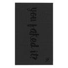 You Faked It? Dark Grey | Mix & Match Soft Fun-Flirty Lovers’ Towels