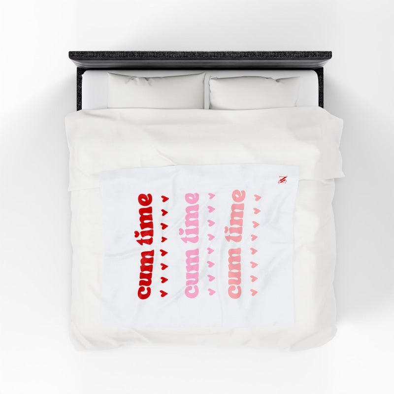 Cum Time Multiple Times | Mix & Match Soft Fun-Flirty Lovers’ Blankets