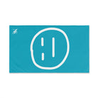 Mehr Emoji Teal | Mix & Match Classic Fun-Flirty Lovers’ Towels