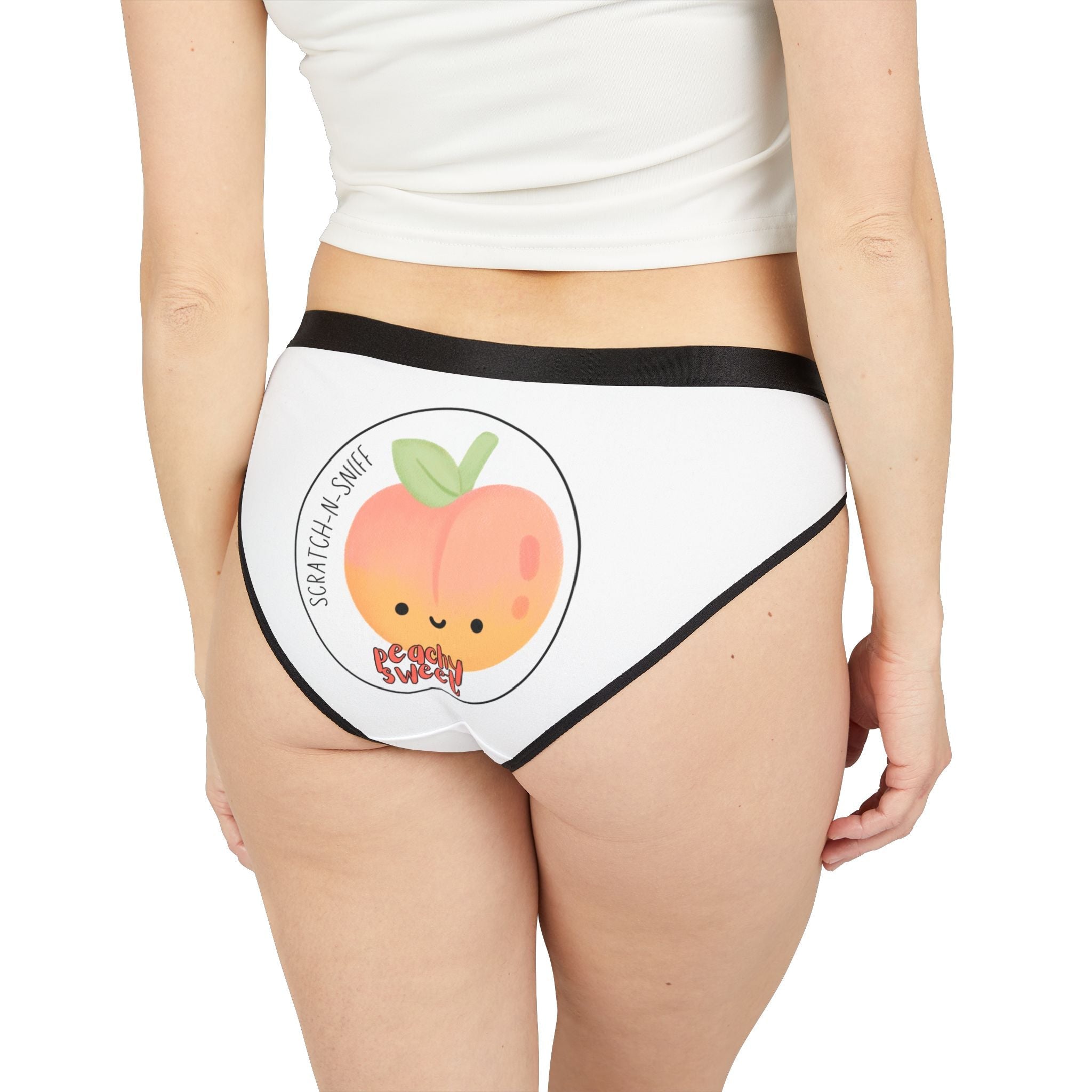 Peachy Sweet Scratch N Sniff | Mix & Match Women’s Fun-Flirty Lovers’ Panties