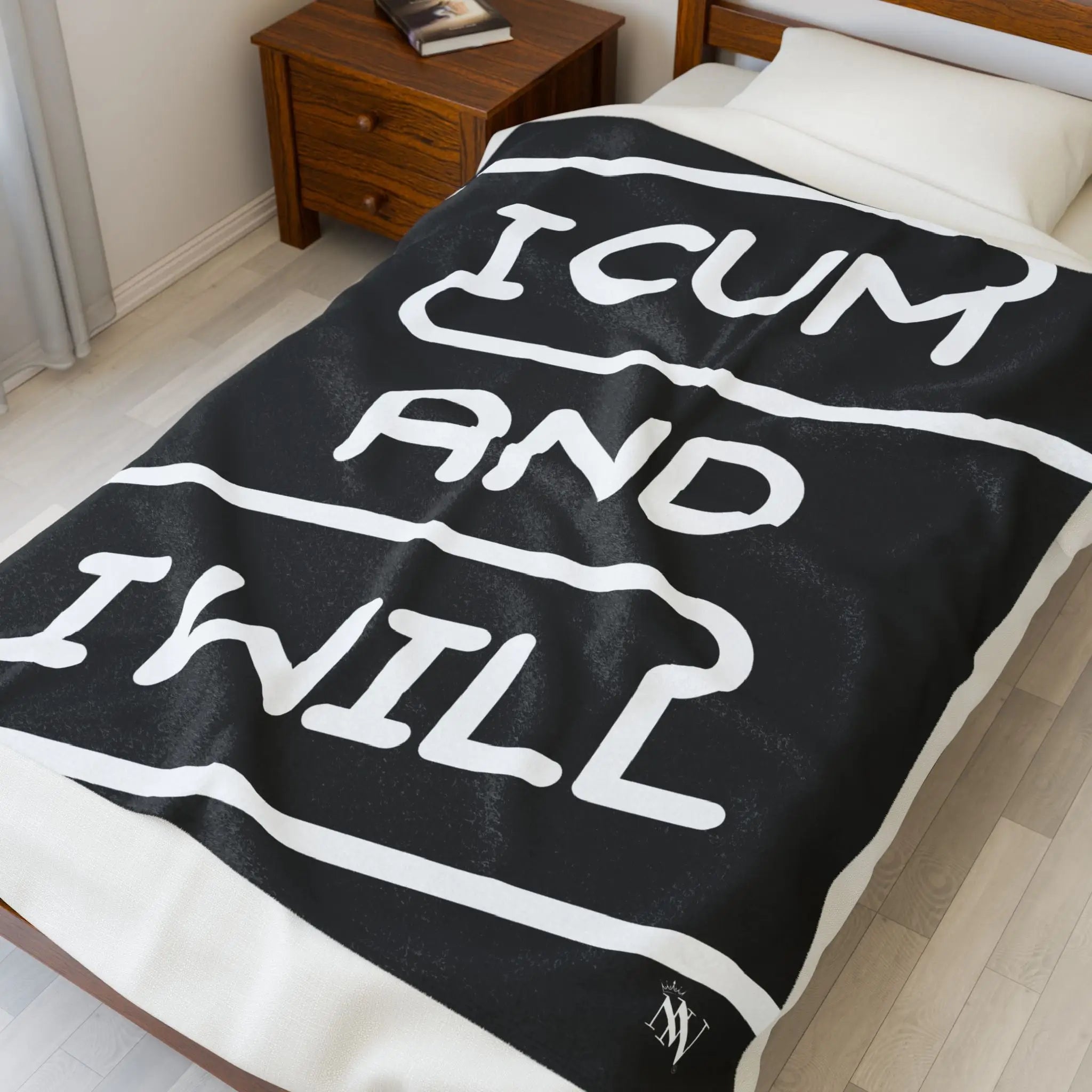 I Cum & I Will | Mix & Match Soft Fun-Flirty Lovers’ Blankets
