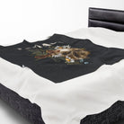 Vintage Floral Skull | Mix & Match Velveteen Fun-Flirty Lovers’ Blankets
