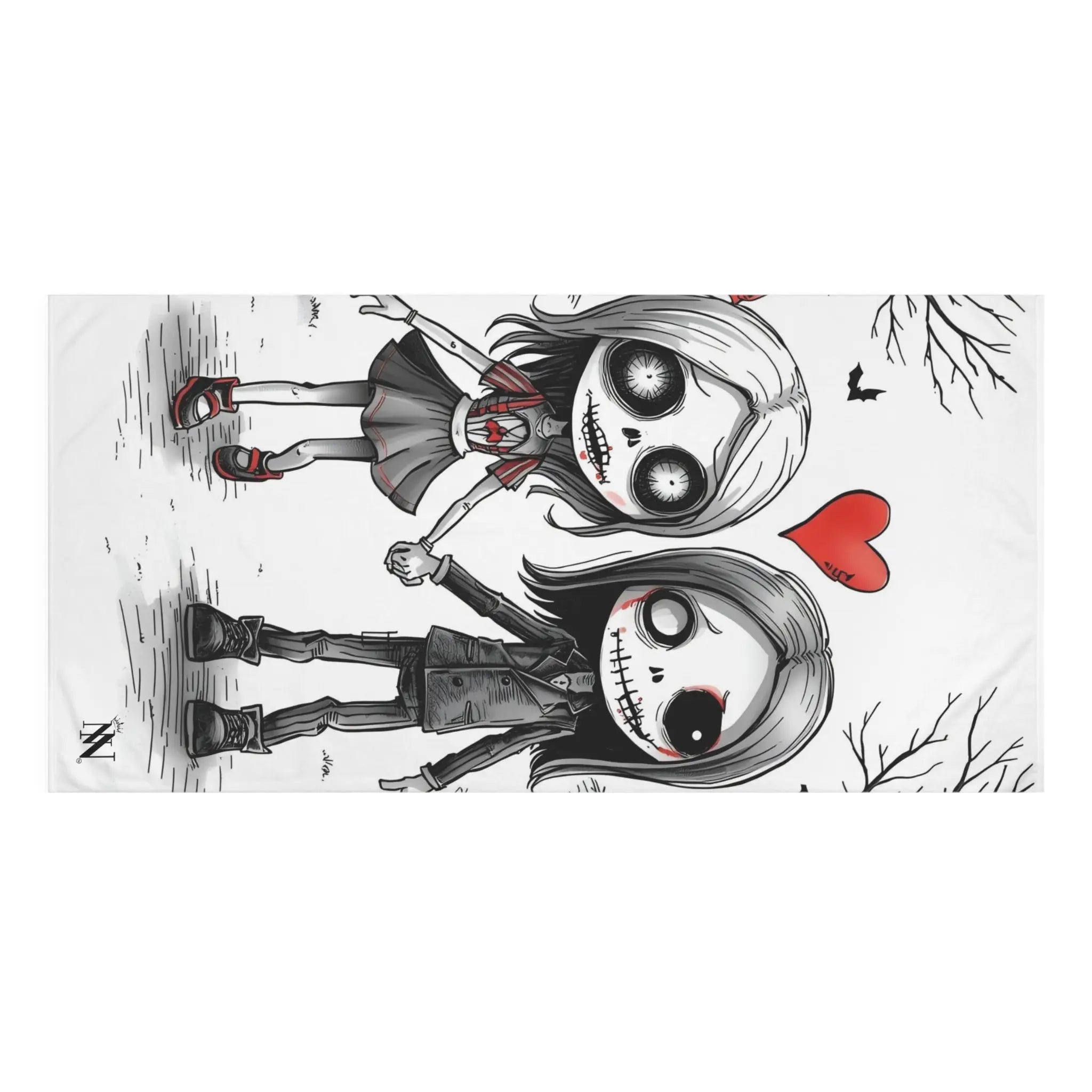 Even in Death | Mix & Match XL Fun-Flirty Lovers’ Towels